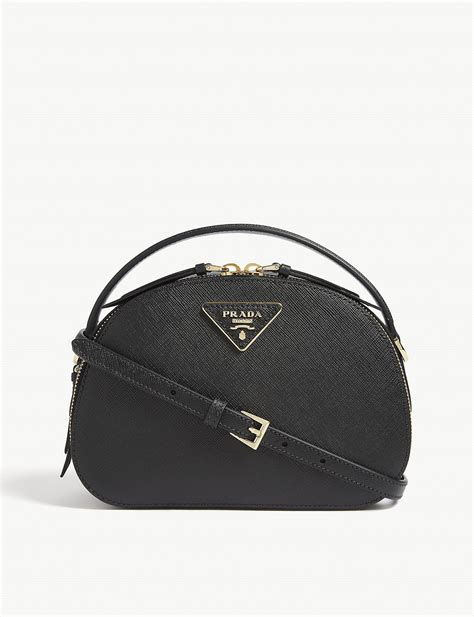 prada saffiano crossbody nero|prada odette saffiano.